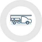 Delivery car icon